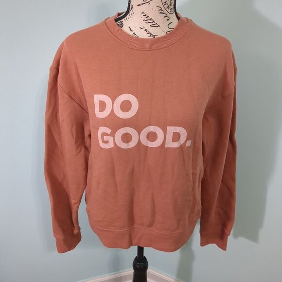 Cotopaxi Sweatshirt Womens medium Pink Do Good Crew Neck Organic Cotton Earthen - Picture 1 of 6